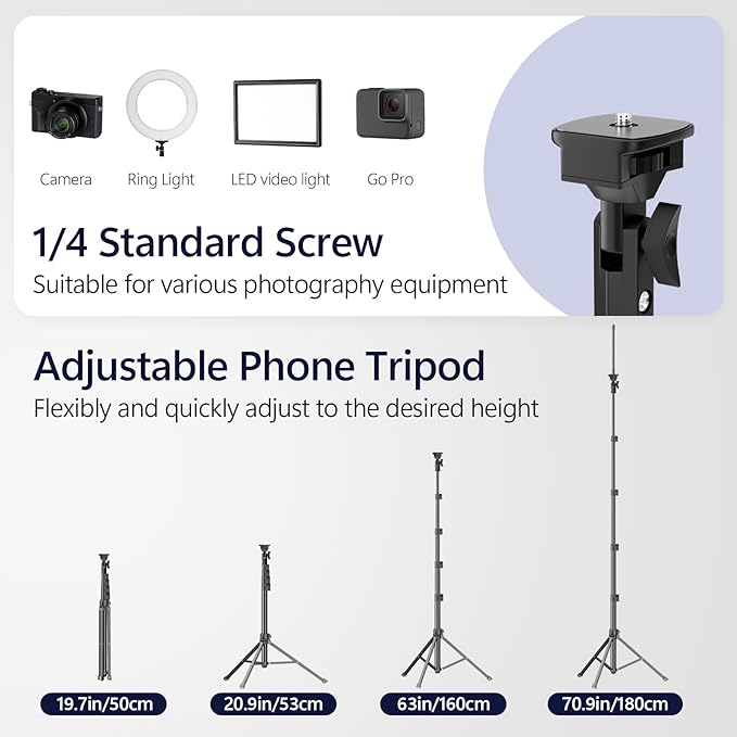 EMART 70" Flexible Phone Tripod - Image 3
