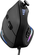 TRELC Gaming Mouse with 5 D Rocker, Ergonomic Mouse with 10000 DPI/11 by TRELC