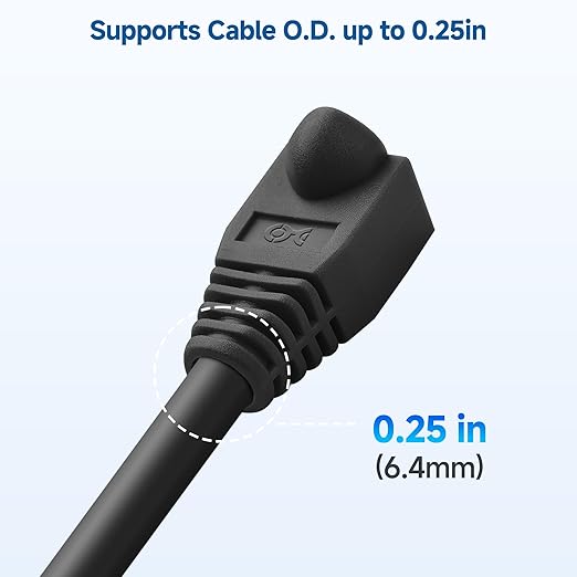 Cable Matters 100-Pack Cat6 / Cat5e RJ45 Strain Relief Boots, RJ45 Boot - Image 3