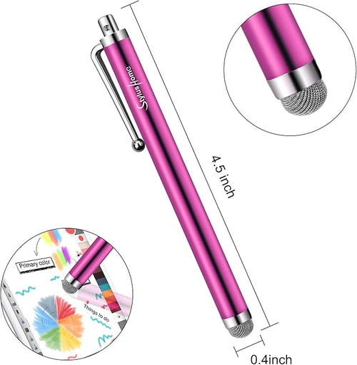 10 Pack Stylus Pens for Touch Screens, Mesh Fiber Tip Stylus Pens for ipad - Image 2