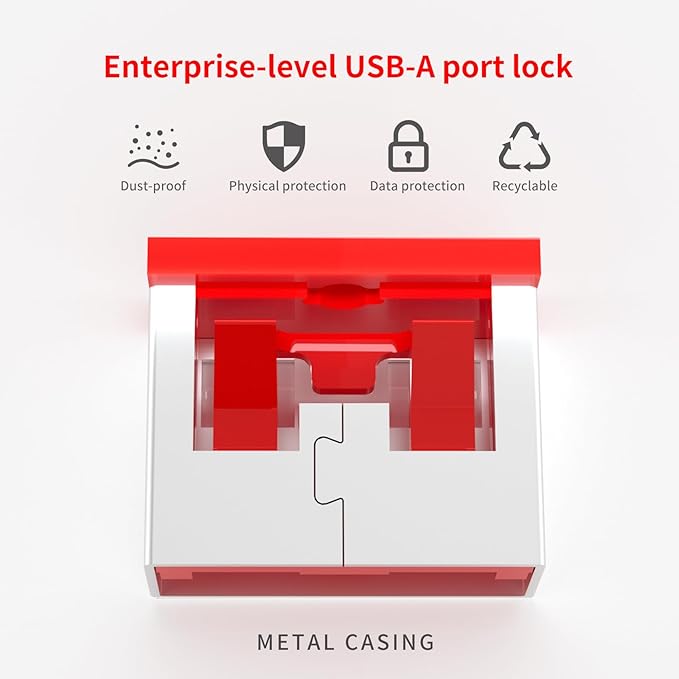 12PCS USB Metal Port Lock Blocker - Image 8