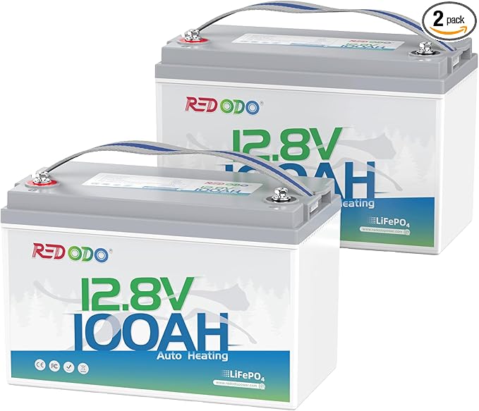 Redodo 12V 100Ah LiFePO4 Battery by PrimeDayRedodoSaveup55
