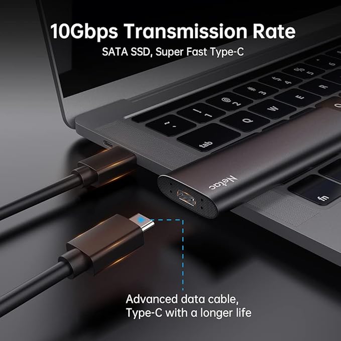 Netac 250GB Portable SSD USB 3.2 Gen 2 External Solid State Drive Backup Slim - Image 3
