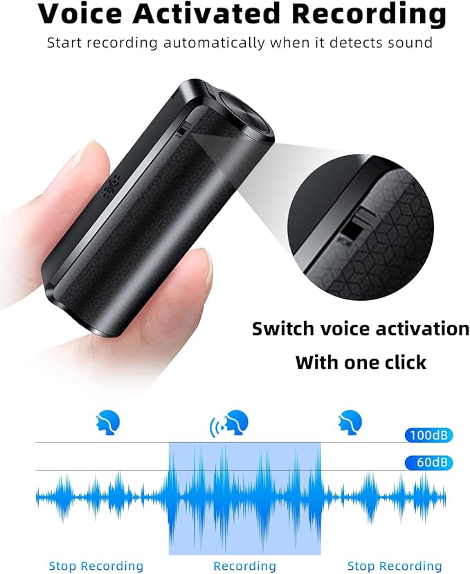 128G Magnetic Voice Recorder - Image 5
