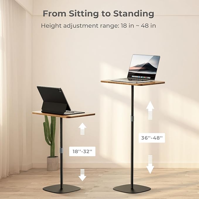 Portable Laptop Floor Stand, Bedside/Sofa Table - Image 3
