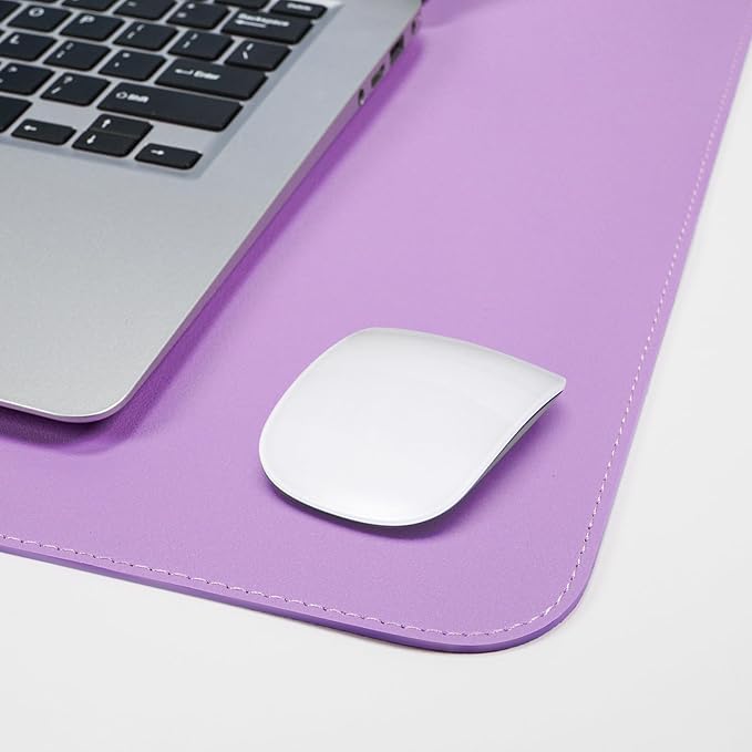 Leather Desk pad Protector- 47.2" x 23" Large Desk mat - Image 5