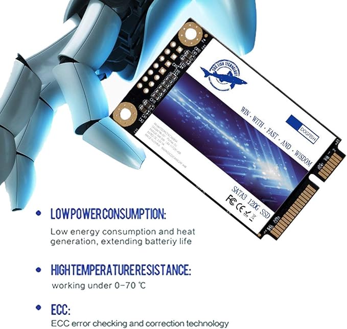 Dogfish Msata 250GB Internal Solid State Drive Mini Sata SSD Disk Drive High - Image 2