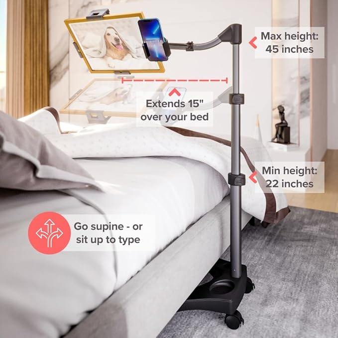 LEVO G2 Essential Tablet Floor Stand Tablet PCs, iPad mini, New iPad Pro - Image 3