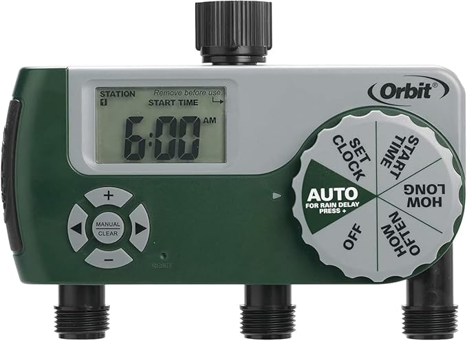 3-Pack Orbit 56082 3-Outlet Hose Watering Timer by Orbit