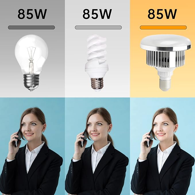BEIYANG 2Pack 85W Photography Light Bulb - Image 3