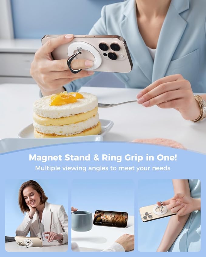 SUPERONE for MagSafe Phone Grip, Adjustable Magnetic Phone Ring Holder - Image 6
