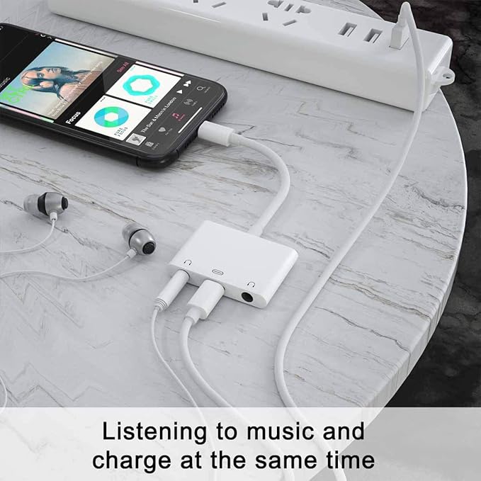 3in1 Lighting to 3.5mm, Headphone Adapter - Image 5