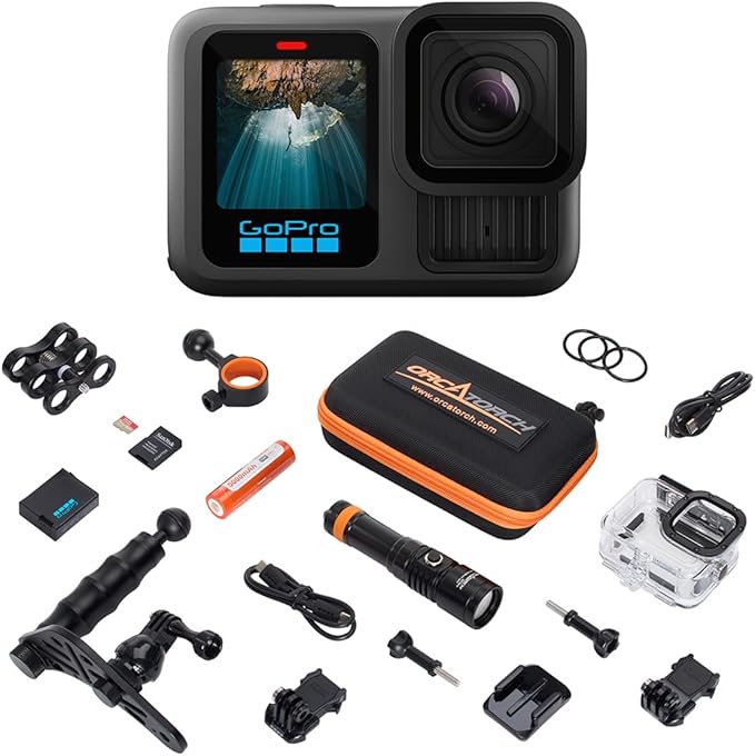 GoPro HERO13 Waterproof Action Camera Dive Kit by GoPro