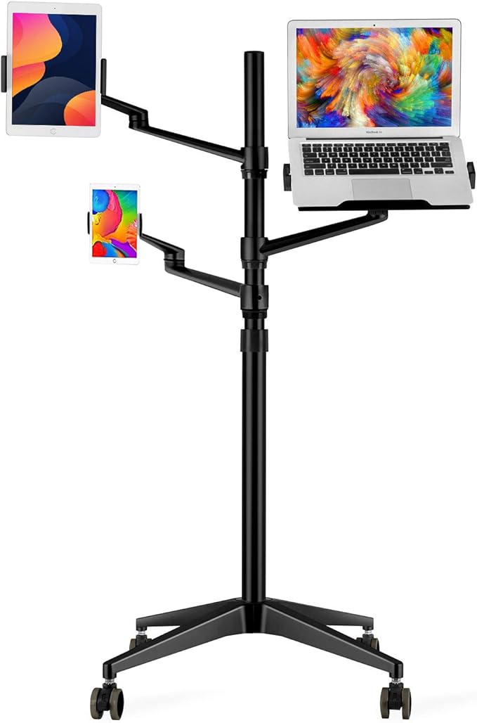 Triple arm Height Adjustable Stand Mount by MagicHold