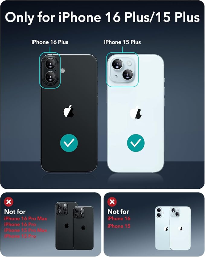 ESR 3 Pack for iPhone 16 Plus/iPhone 15 Plus Privacy Screen Protector, Anti-spy - Image 9