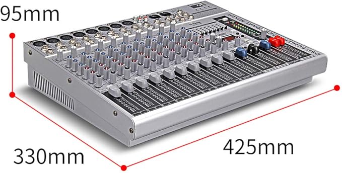 G-MARK GMX1200 DJ Mixer 12 Channel Professional Audio Mixer USB Mixing Console - Image 3