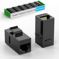 CAT6A RJ45 Keystone Coupler, Cat6 Keystone Jack Female to Female, Cat 6a Inline by Unknown