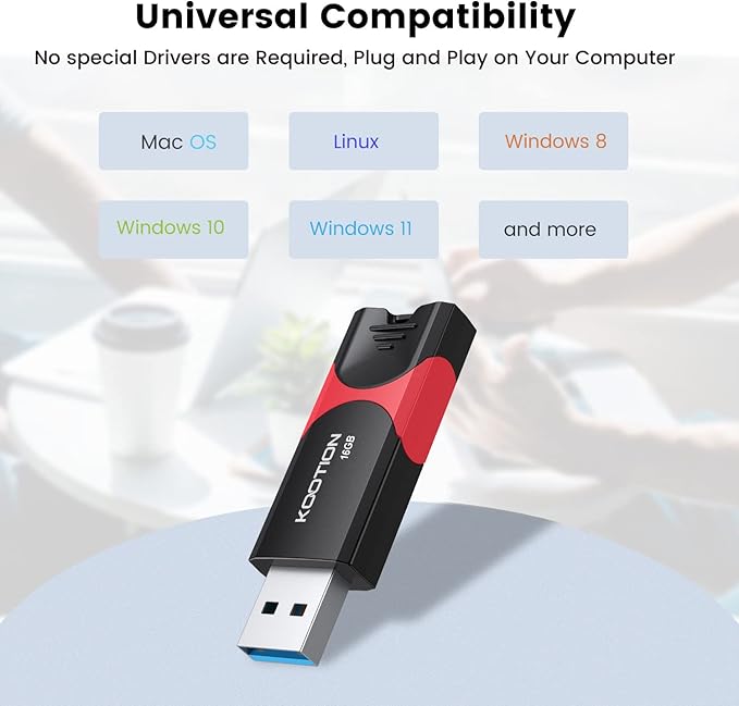 USB 3.0 Flash Drive KOOTION 10 Pack 16GB USB 3.0 Thumb Drive Retractable 16G - Image 8