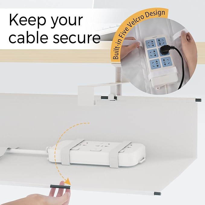 Under Desk Cable Management Tray 39.7" - Image 4