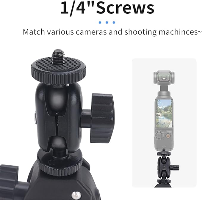 Action Camera Clamp Mount Bike Handlebar Mounts, Universal Compatible - Image 5