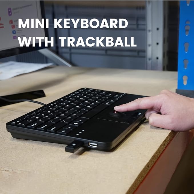 Perixx PERIBOARD-526 US, Wired Mini USB Keyboard - Image 6