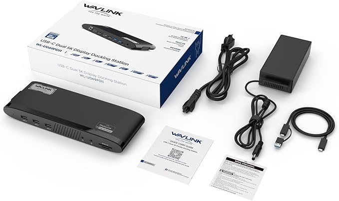 WAVLINK DisplayLink Docking Station Dual 5K, USB-C Dock - Image 8