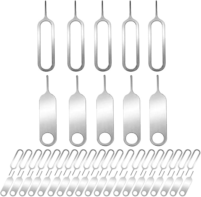 50 Pieces SIM Card Removal Openning Tool Tray Eject Pins Needle Opener Ejector by ANRACHEL