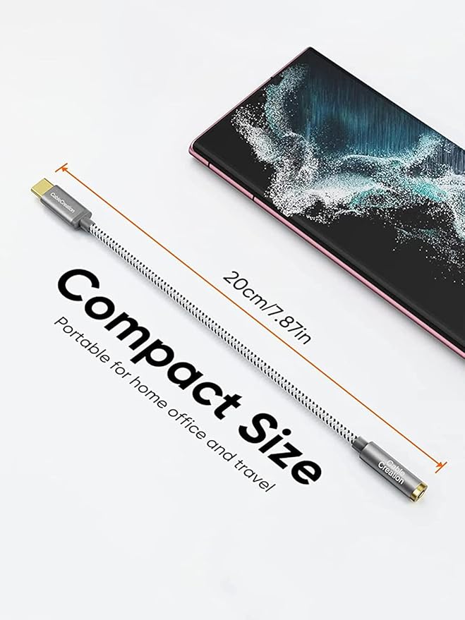 CableCreation USB C to 3.5mm Audio Adapter, Type C to Headphone Adapter - Image 5