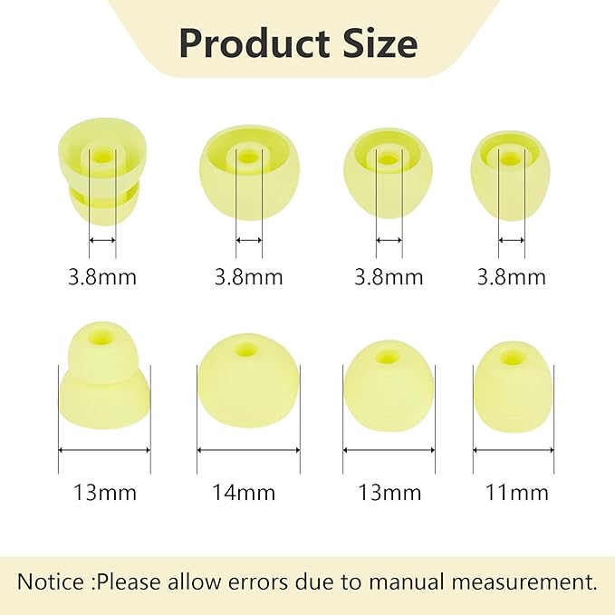 Earbud Replacement Tips Silicone Earbud Tips Ear Tips Compatible - Image 2