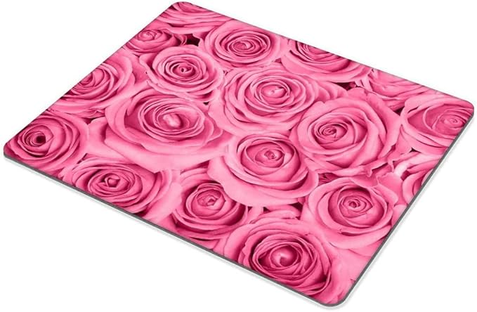 Pink Rose Mouse pad Customized Mousepad Non-Slip Rubber Base Mouse Pads - Image 4