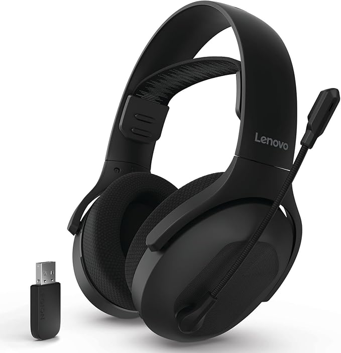 Lenovo Legion H410 Wireless Gaming Headset, Lightweight, Adjustable Headband by LENOVO