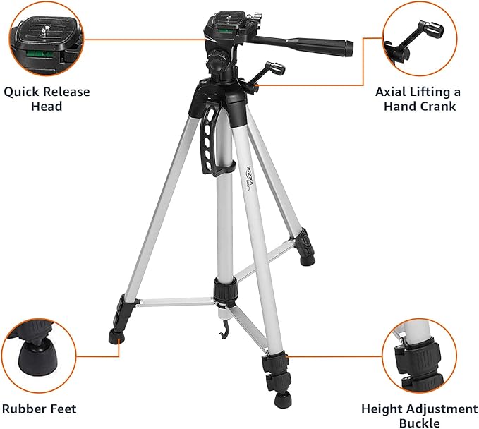 Amazon Basics 60 inch Lightweight Tripod - Image 7