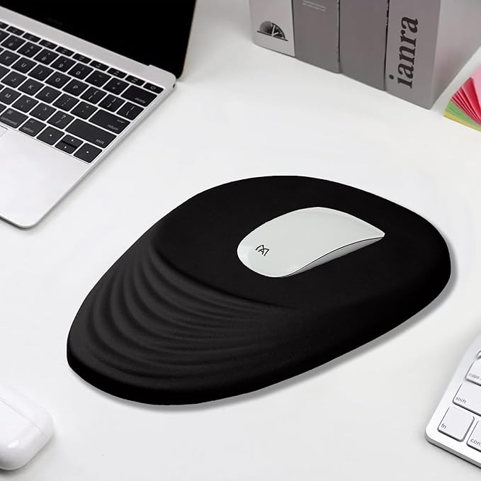 Black Ergonomic Mouse Pad Wrist Support, Mouse Pad - Image 6