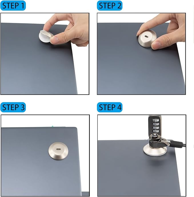 Security Lock Plate Self-Adhesive Plate - Image 3