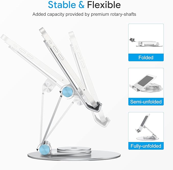 OMOTON Swivel Tablet Stand for iPad - Image 2