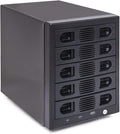 Syba 5 Bay Tool Less Tray Hot Swappable 2.5" 3.5" SATA III RAID HDD External by IOCrest