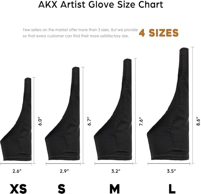 AKX Artist Drawing Glove Small - Image 7