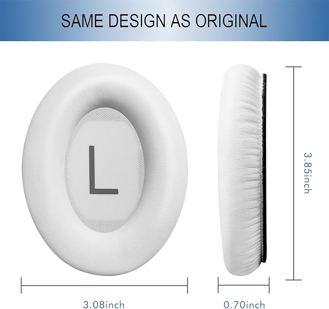 GEVO Replacement Ear Pads for Bose QC45, Ear Cushions for Bose QuietComfort 45 - Image 8