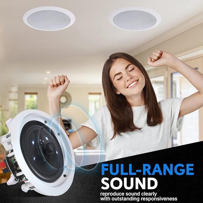 Vaiyer Home Audio System Kit, 6-Channel 6000 Watts Bluetooth Amplifier - Image 9