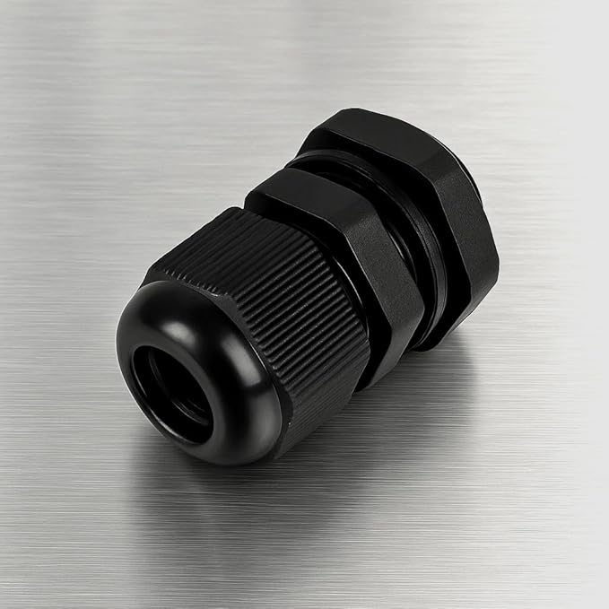 MGI SpeedWare 1/2" NPT Strain Relief Nylon Cord Grip Cable Glands - Image 2