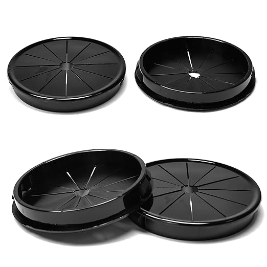 4 Pcs Cable Grommet, Snap Bushing 2-15/16" Mounting Diameter, Flexible by BOPOREAE