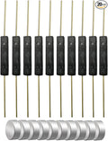 10pcs Plastic Reed Switch Reed Contact Normally Open Magnetic Induction Switch by Gebildet