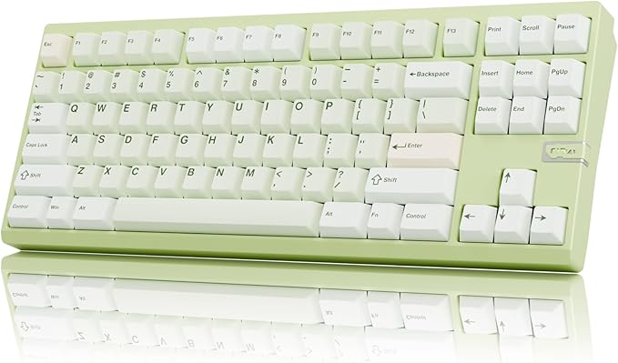 Chilkey ND TKL Aluminum Mechanical Keyboard, 87 Keys Tenkeyless Wireless Gaming by Chilkey