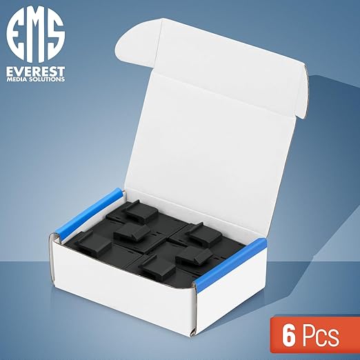 Everest 6-Pack Cat6 RJ45 Keystone Coupler - Image 2