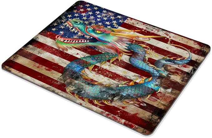 Square Mouse Pad Green Dragon - Image 5