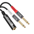 Devinal TRS to Dual TS Breakout Cable by Devinal