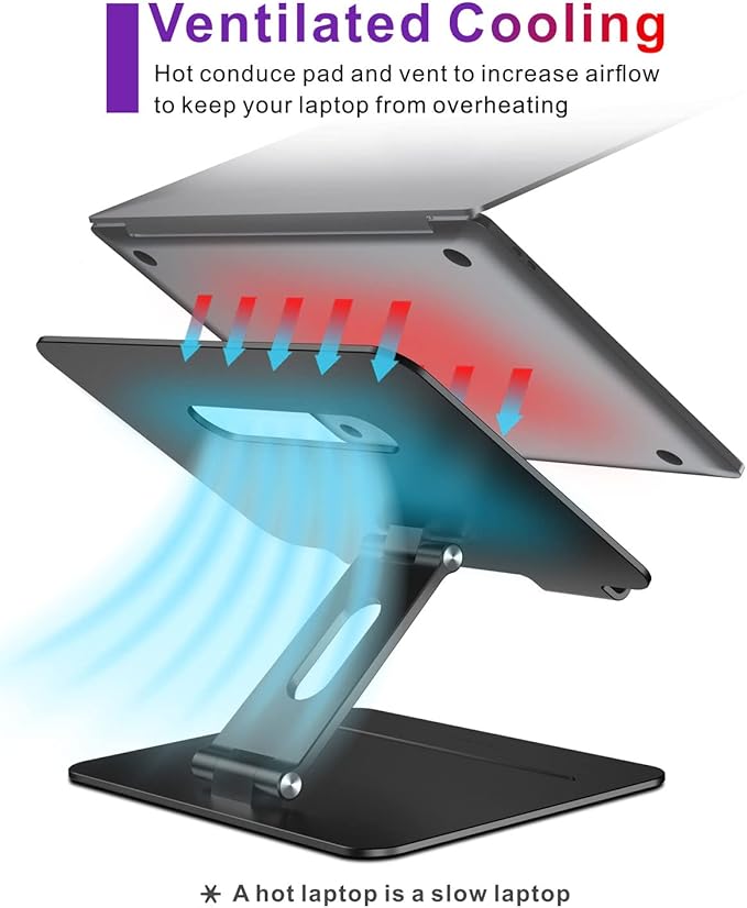 Laptop Stand | Adjustable Ergonomic Riser - Image 4
