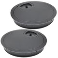 Desk Grommet 2-3/8", Desk Cord Hole Cover, Cable Grommet Metal Zinc Alloy by BOPOREAE
