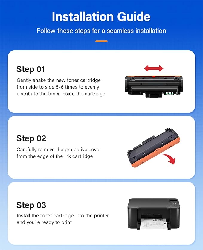 B205 B210 B215 Toner Cartridge Black 2-Pack High-Yield Replacement - Image 4