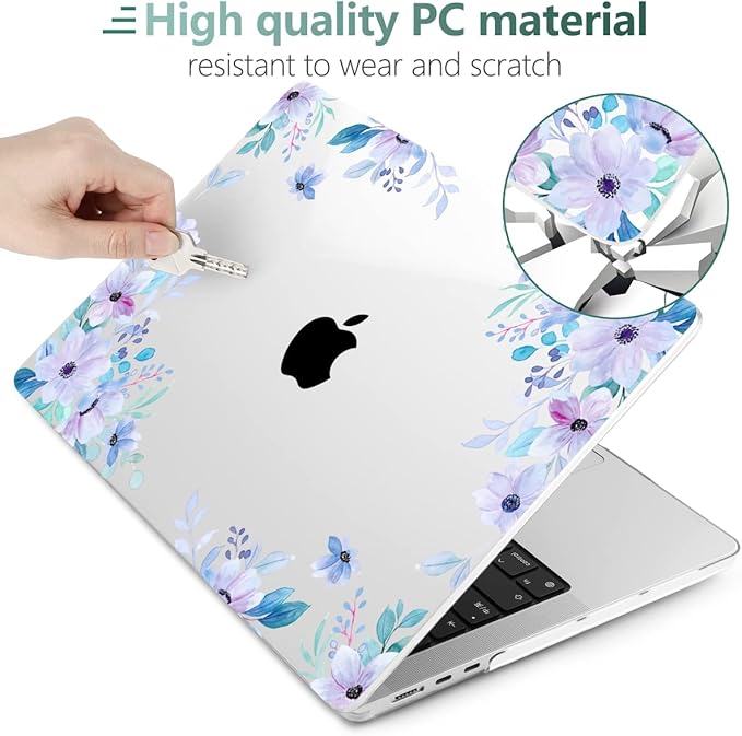 MEEgoodo Case for MacBook Air M4/M3/M2 13.6 inch 2025 2024 2022, Fit Model - Image 4